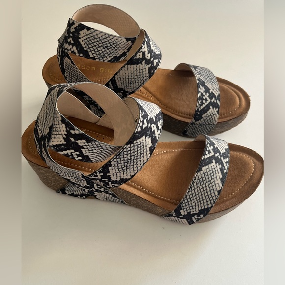 Madden Girl Shoes Madden Girl Zoeyy Snakeskin Wedge Poshmark